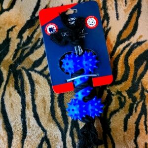 Reebox Blue Dog Puppy Teething Toy with Rope xs sm dog